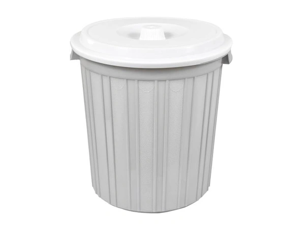 تصویر سطل ساده 2 طوسی