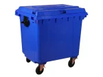 تصویر سطل زباله ۱۱۰۰ لیتری پلاستیکی چرخدار